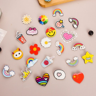 Ghim cài balo cầu vồng, ghim cài quần áo, huy hiệu cài balo anime cute, ghim pin cài cặp đồ 1k free ship