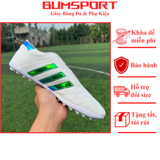 Giày đá bóng sân cỏ nhân tạo CT3 TITAN, giày đá bóng nam 3 sọc khâu full đế , gót da