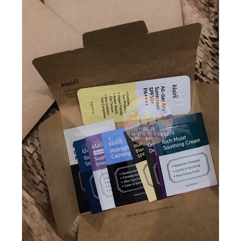 SET 9 MINI SAMPLE DEAR K.LA.IRS