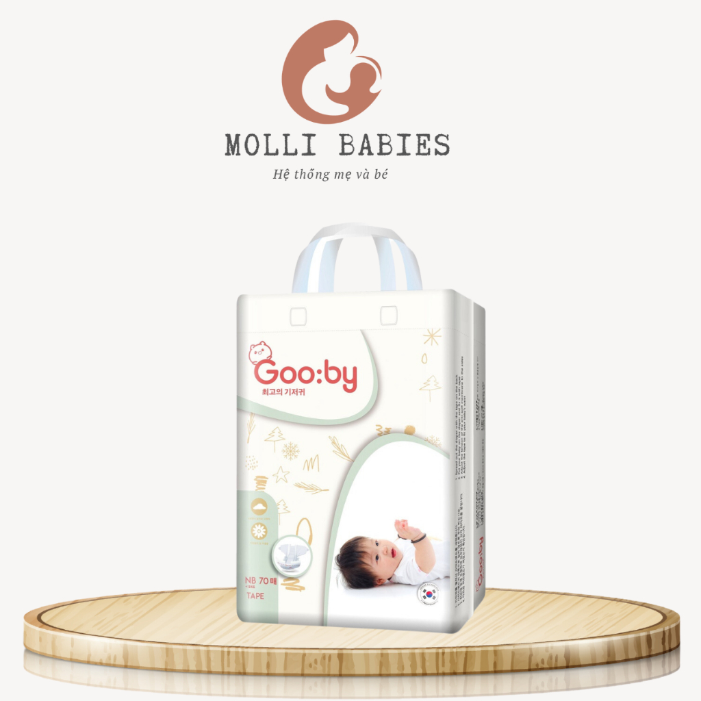Tã/bỉm quần Gooby mềm mại, an toàn, siêu thấm hút size M/L/XL/XXL/XXXL