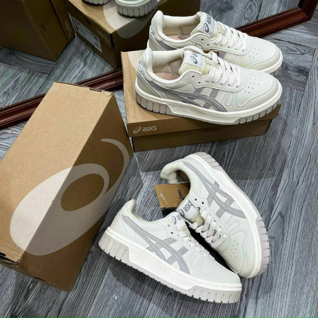 Giày Asics Court Mz, Giày Thể Thao Sneaker Asic Basic White Cream And Black Full màu-Full box | BigBuy360 - bigbuy360.vn