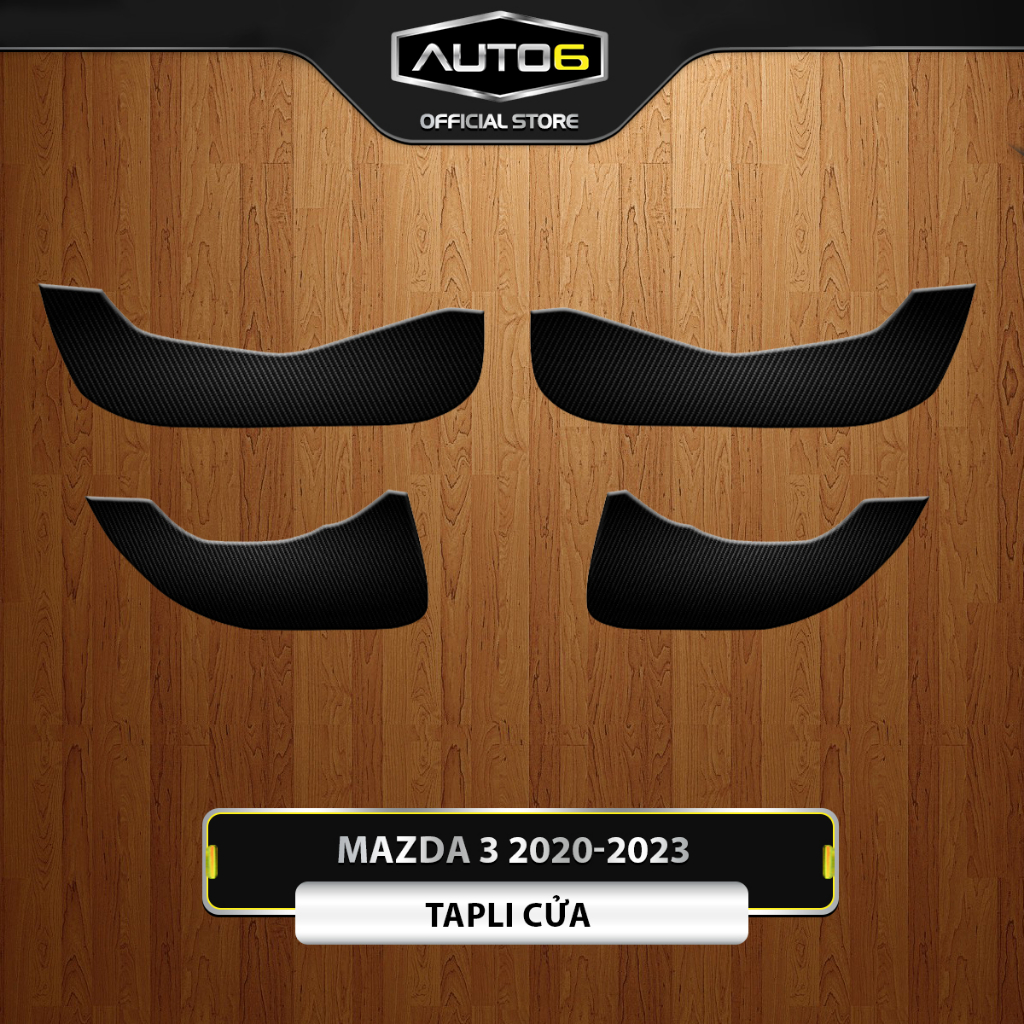Bộ decal dán chống xước tapli 4 cửa xe MAZDA 3 2020-2023 - AUTO6