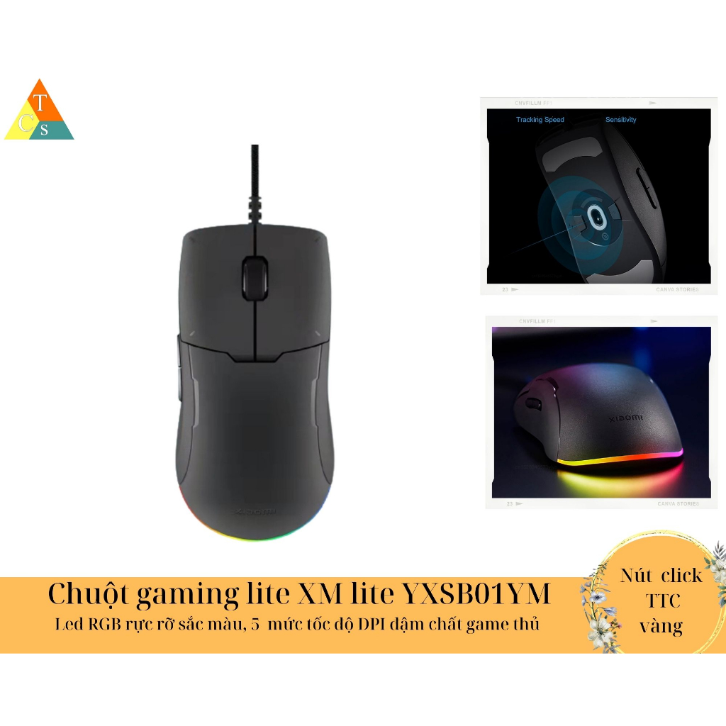Chuột gaming lite XM gaming mouse lite YXSB01YM