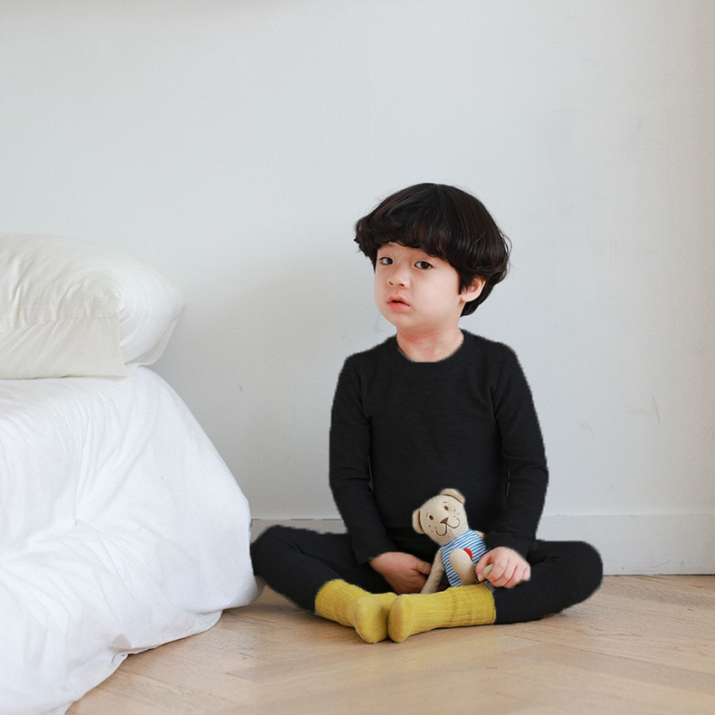 TE412 - Bộ áo + quần chất bozip xuất cho bé trai bé gái Hokiha Kid co giãn, thấm hút mồ hôi size 8-17kg