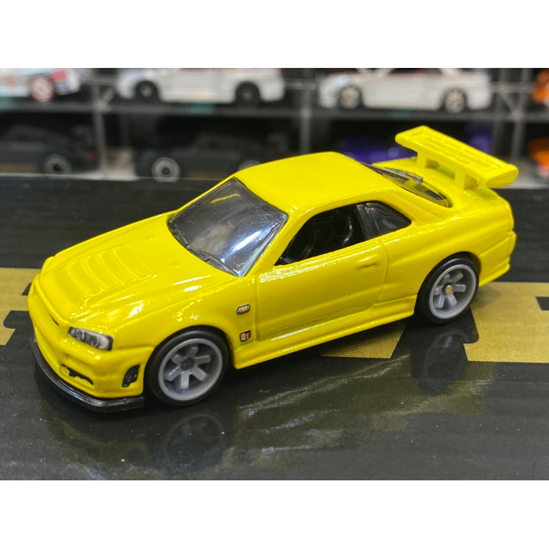 BoonShop Xe Mô Hình Hot Wheels CUSTOM Nissan Skyline R34 Convention - HOT WHEELS 33rd L.A. CONVENTION YELLOW