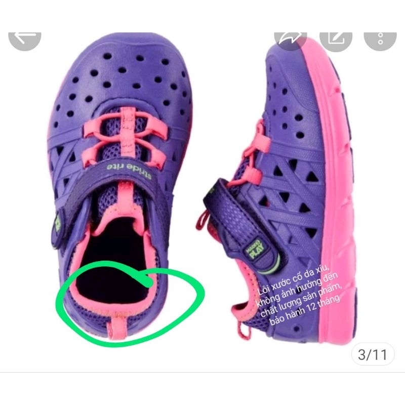 🌻, xả Giày EVA PHYLON lỗi nhỏ