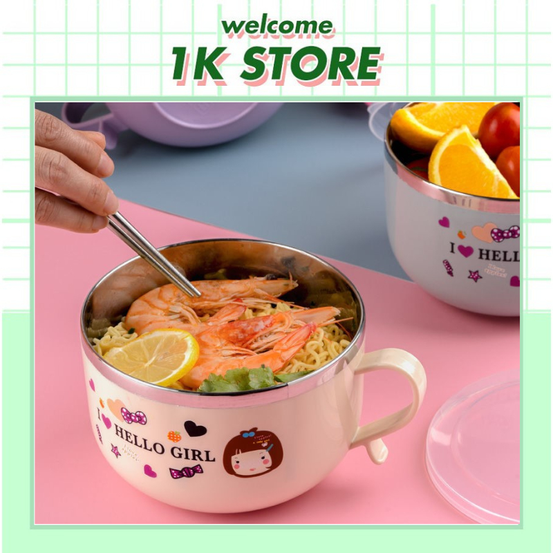 Ca giữ nhiệt, ca giữ nhiệt chuyên dùng ăn mì, chất liệu cao cấp, có nắp nhựa dẻo giữ nhiệt khá lâu, 