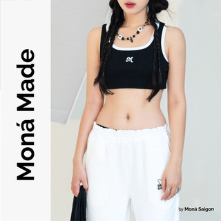 Áo croptop thun ba lỗ moná - kabi