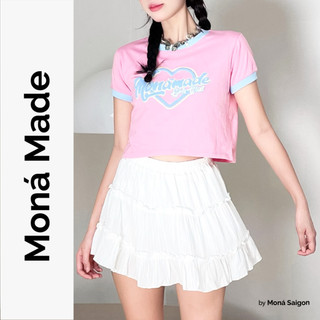 Áo thun baby tee form lửng moná - fairy