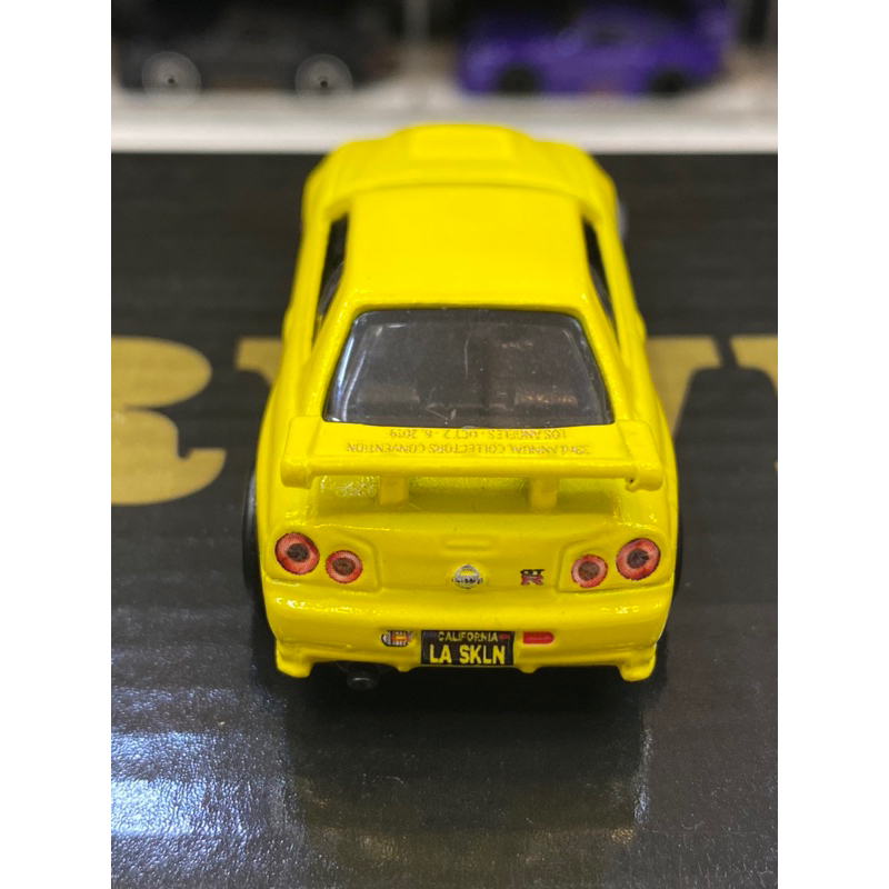 BoonShop Xe Mô Hình Hot Wheels CUSTOM Nissan Skyline R34 Convention - HOT WHEELS 33rd L.A. CONVENTION YELLOW