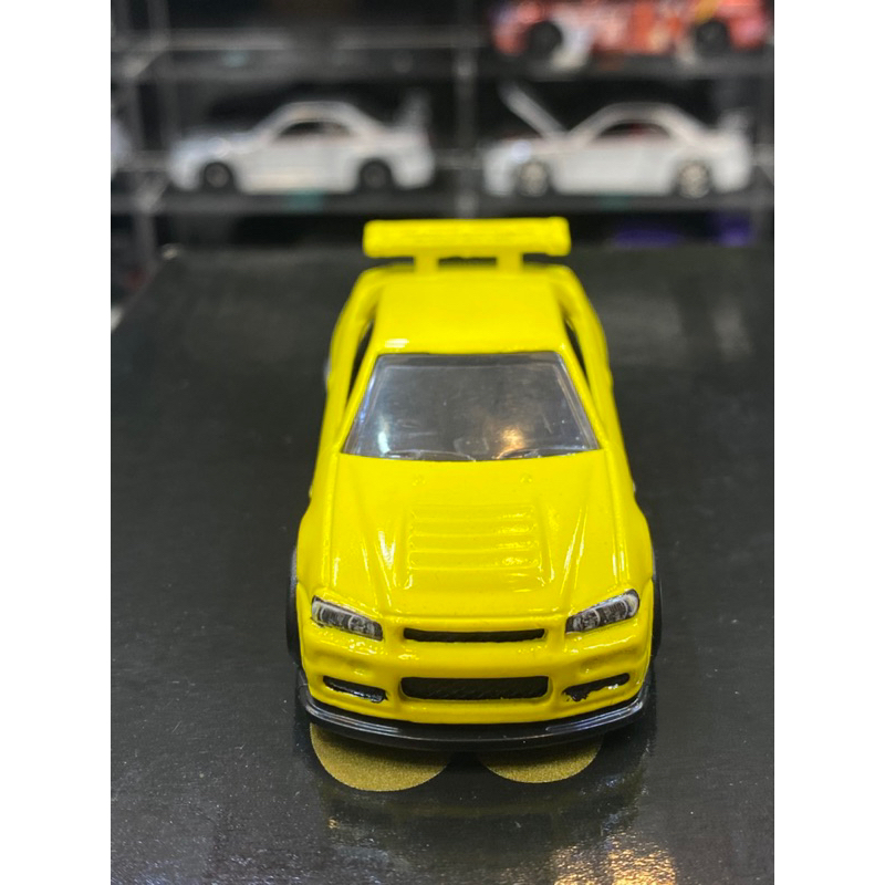 BoonShop Xe Mô Hình Hot Wheels CUSTOM Nissan Skyline R34 Convention - HOT WHEELS 33rd L.A. CONVENTION YELLOW