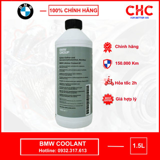 Nước mát xe hơi BMW Lifetime Coolant 1.5L ( màu xanh Blue )