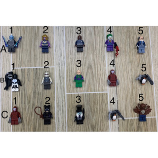 Lego minifigures nhân vật siêu anh hùng marvel và batman DC hàng chính hãng