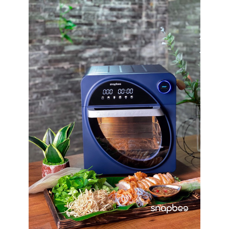 Nồi Chiên Không Dầu Snapbee Queen RF15 ❤️Chính hãng❤️ 15 lít 1700W