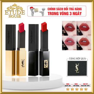  Son YSL The Slim Rouge Pur Couture son ysl chính hãng đầy đủ túi hộp hãng cho mọi người  Vỏ vàng đen hồng   