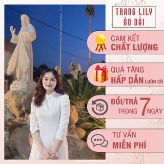Áo dài trắng học sinh, tay bồng, tay lỡ, lụa Mỹ cao cấp