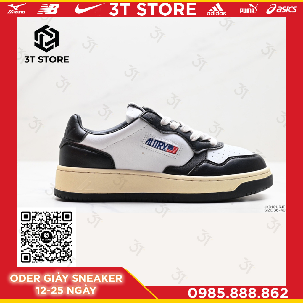 GIÀY SNEAKER MÃ SẢN PHẨM: _Autry 01 Low Man Leat_FULL BOX_FREE SHIP TOÀN QUỐC