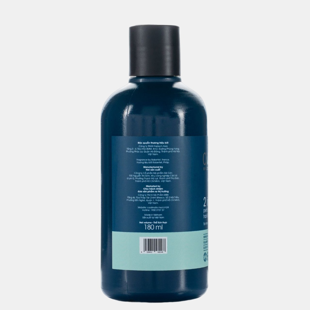 Dầu gội sữa tắm 2in1 hương nước hoa 180ml CM24