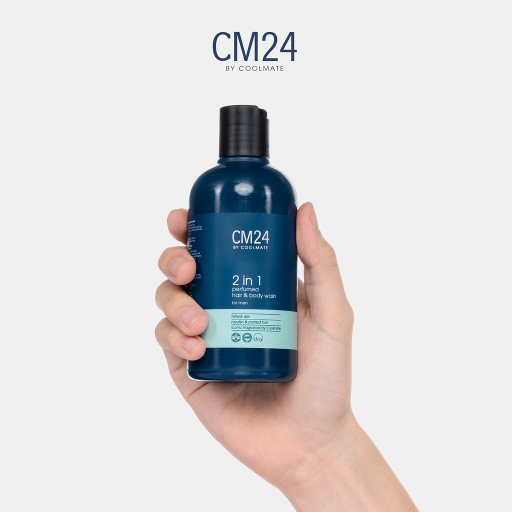 Dầu gội sữa tắm 2in1 hương nước hoa 180ml CM24