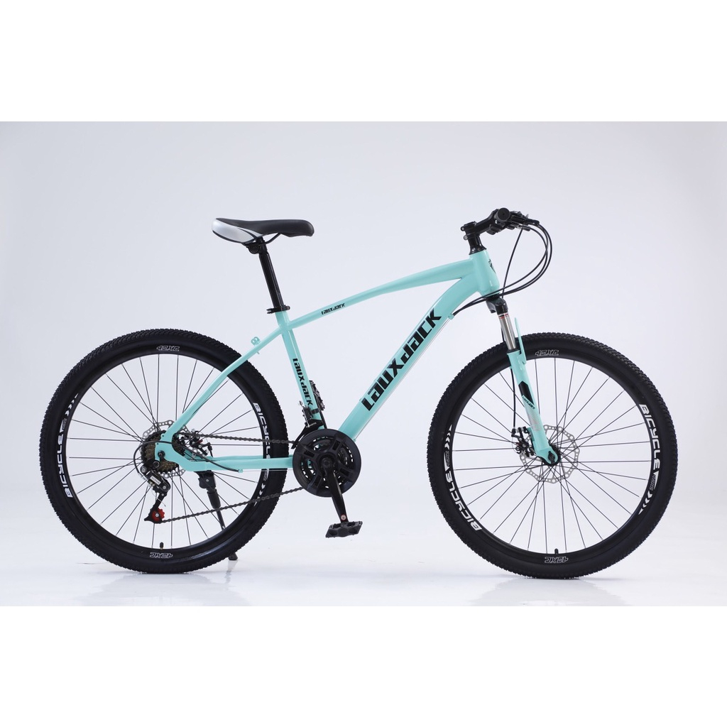 Xe đạp thể thao ngoài trời LAUX JACK Có Giảm Sốc, Kèm Chắn Bùn, Còi, Đèn Phản Quang, Bánh 26inch, 21 Tốc Độ - TL Sport
