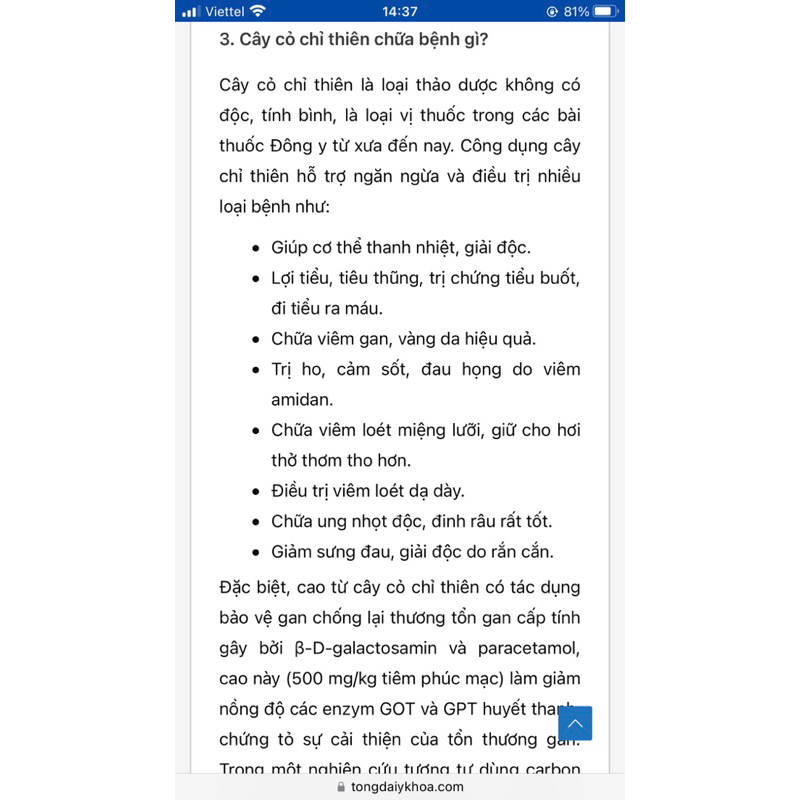 1 kg cỏ chỉ thiên tươi