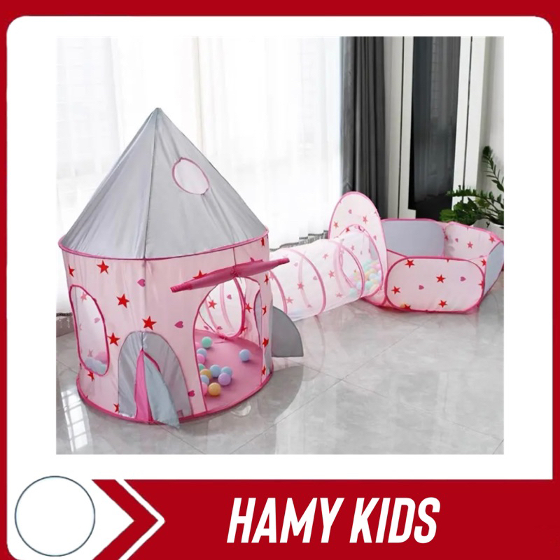 Lều bóng, ống đường hầm chui, lều gấp gọn tự bung cho bé yêu TẶNG 50 bóng