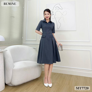 Đầm thiết kế ngắn tay tùng xoè BEMINE MT7720