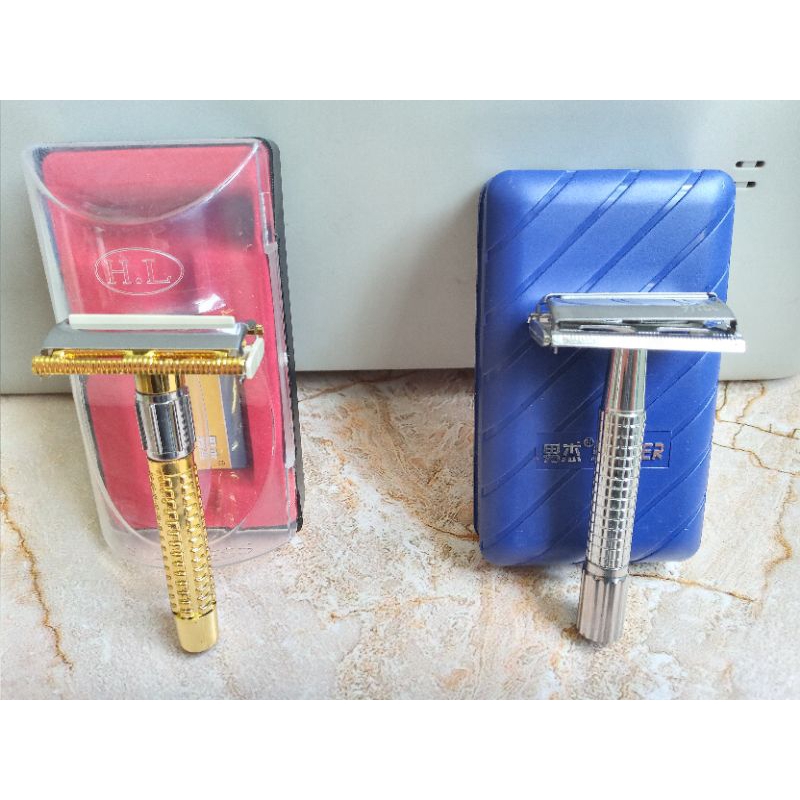 Dao Cạo Râu Tại Nhà Cho Nam Loại Thay Lưỡi Lam Tiện Dụng.