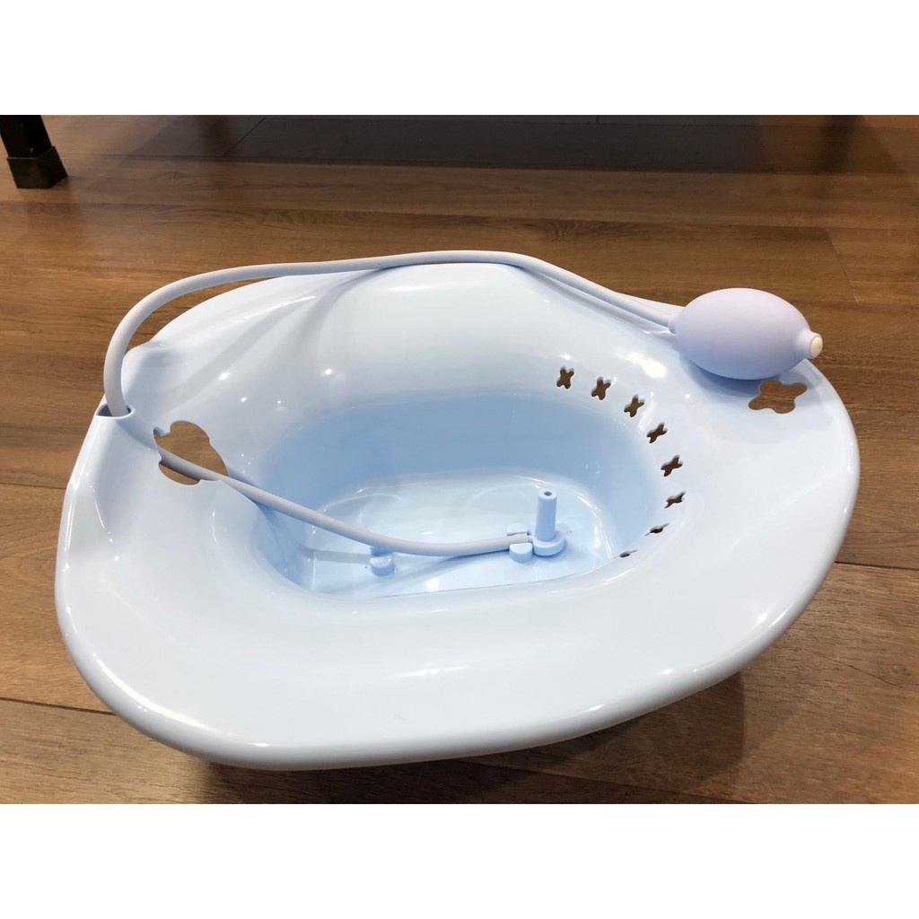 Chậu xông vùng kín sau sinh kèm vòi xịt dùng vệ sinh