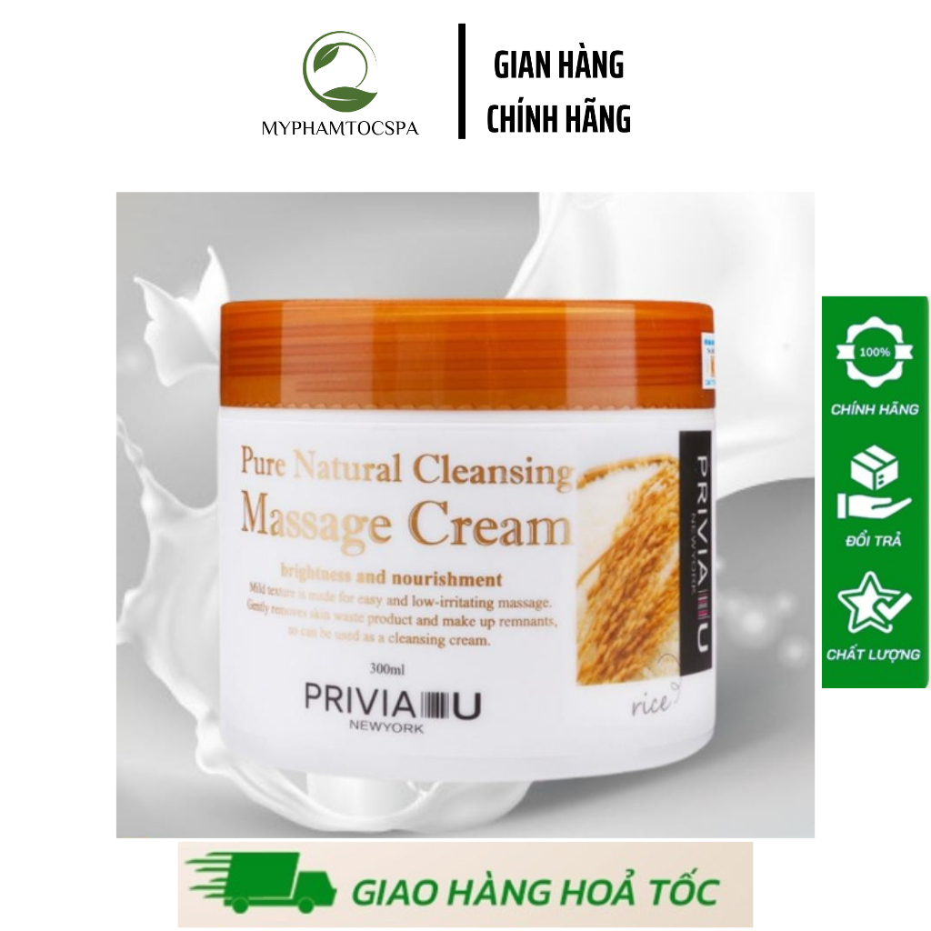 Kem Massage Privia Chiết Xuất Từ Mầm Gạo 300ML myphamtocspa