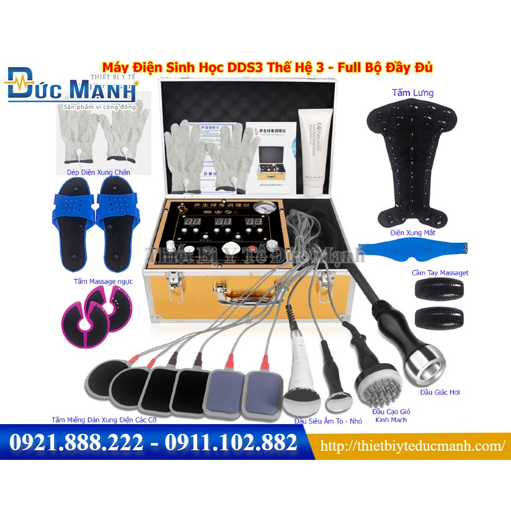 Máy điện sinh học đời mới nhất - Máy điện kèm chức năng giác hơi