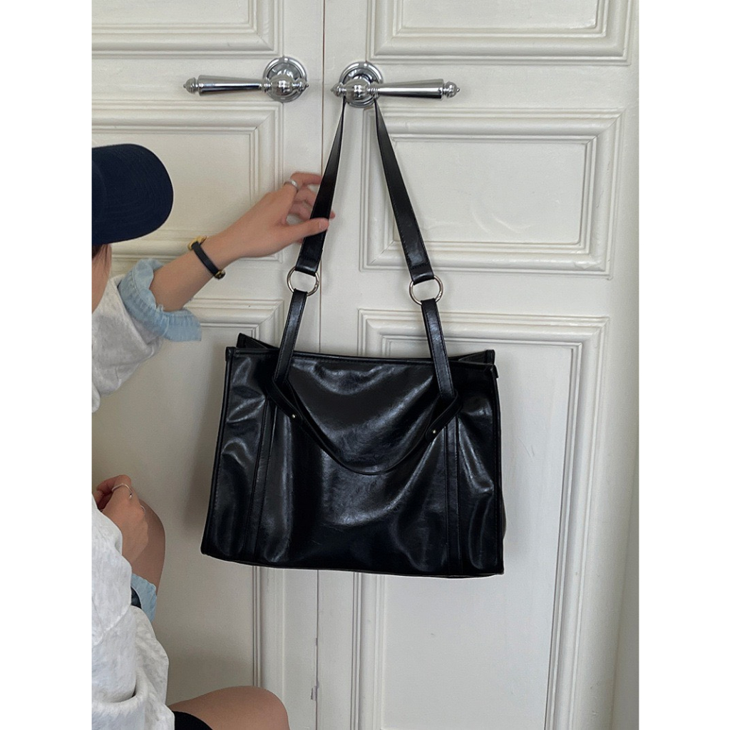 Túi tote túi đeo vai nữ da bóng đi làm đi học