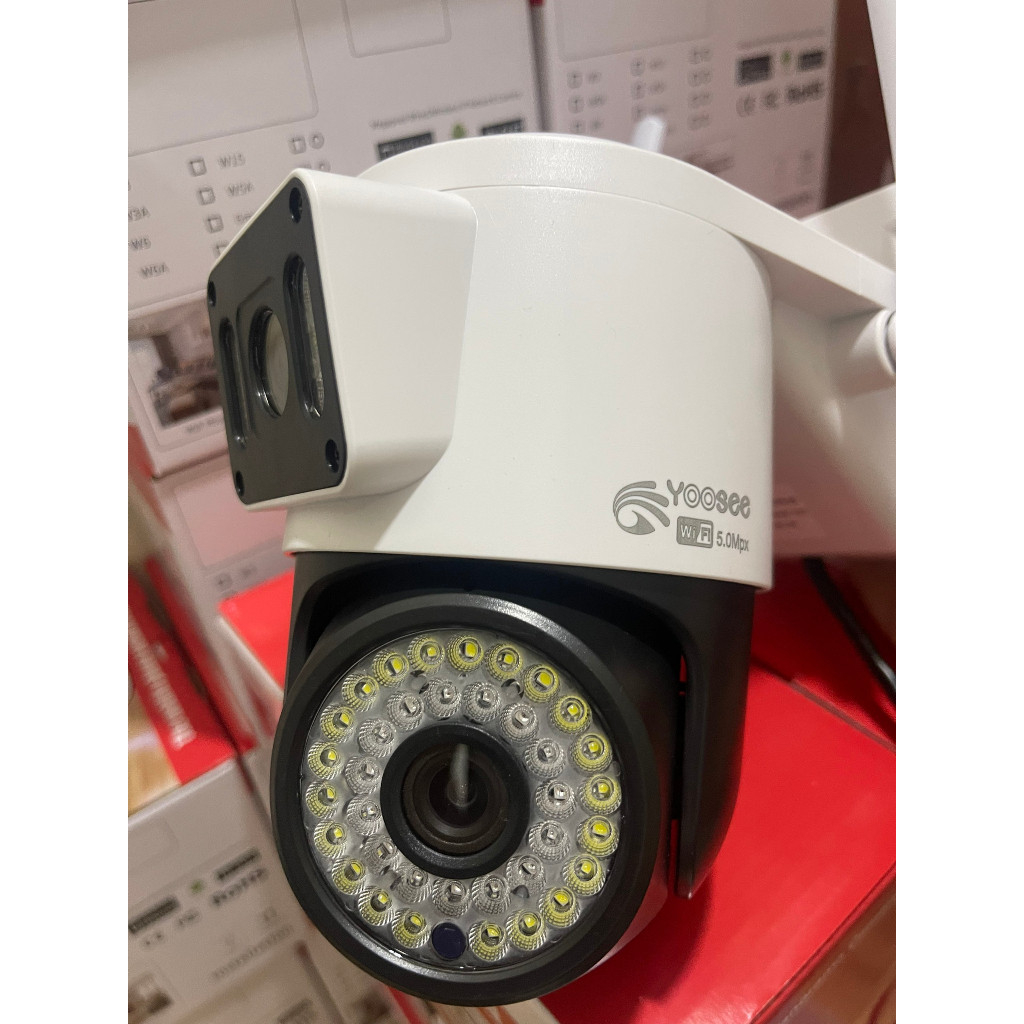 Camera Wifi Yoosee  2 Mắt, 2 Màn Hình Theo Dõi, Camera Ngoài Trời  4.0 Mpx