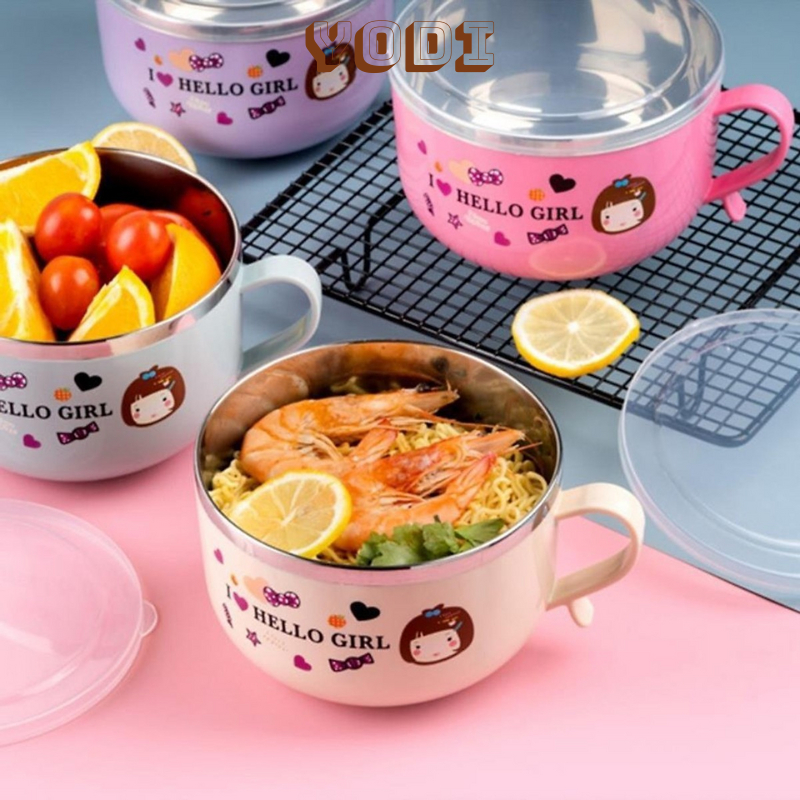 Ca ăn mì, hộp đựng thức ăn thiết kế hình cái ca xinh xắn, ca ăn mì giữ nhiệt tốt, chất liệu cao cấp,