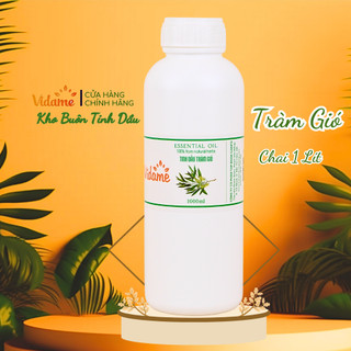 Tinh Dầu Tràm Gió 1 Lít VIDAME nguyên chất, Loại Xuất Khẩu Đậm Đặc, chuẩn chất lượng, yên tâm dùng