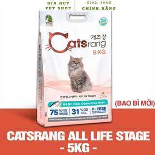 Thức ăn hạt cho mèo catsrang 5kg, nabirang 5kg siêu rẻ hạt khô cho mèo- giahuypetshop