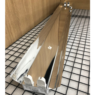 Máng đèn led 1.2m, máng chóa inox 1m2 - máng inox đôi 0.6m 1.2m - máng đèn led chóa đôi inox 0.6m 1.2m in-c2-60 120