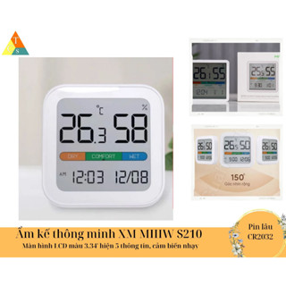 Ẩm kế thông minh XM MIIIW S210-NK5253 hiển thị 5 loại thông tin