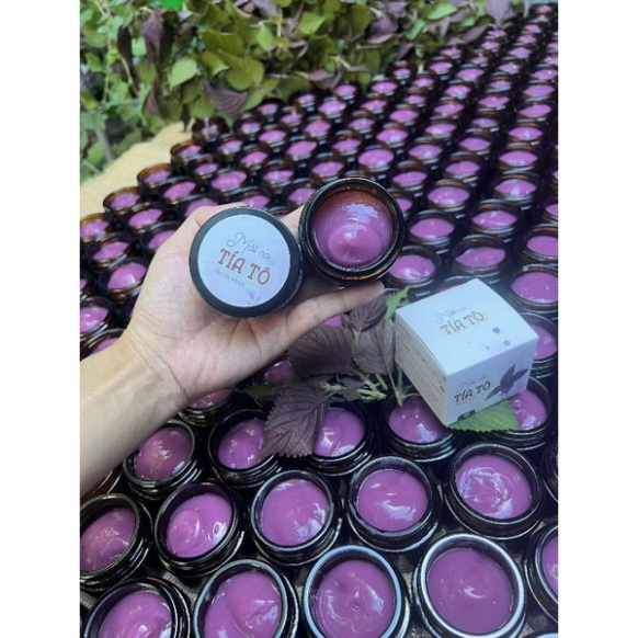 Mặt Nạ Tía Tô Dành Cho Da Nám, Tàn Nhang A Om 50g , Mặt Nạ Tinh Nghệ