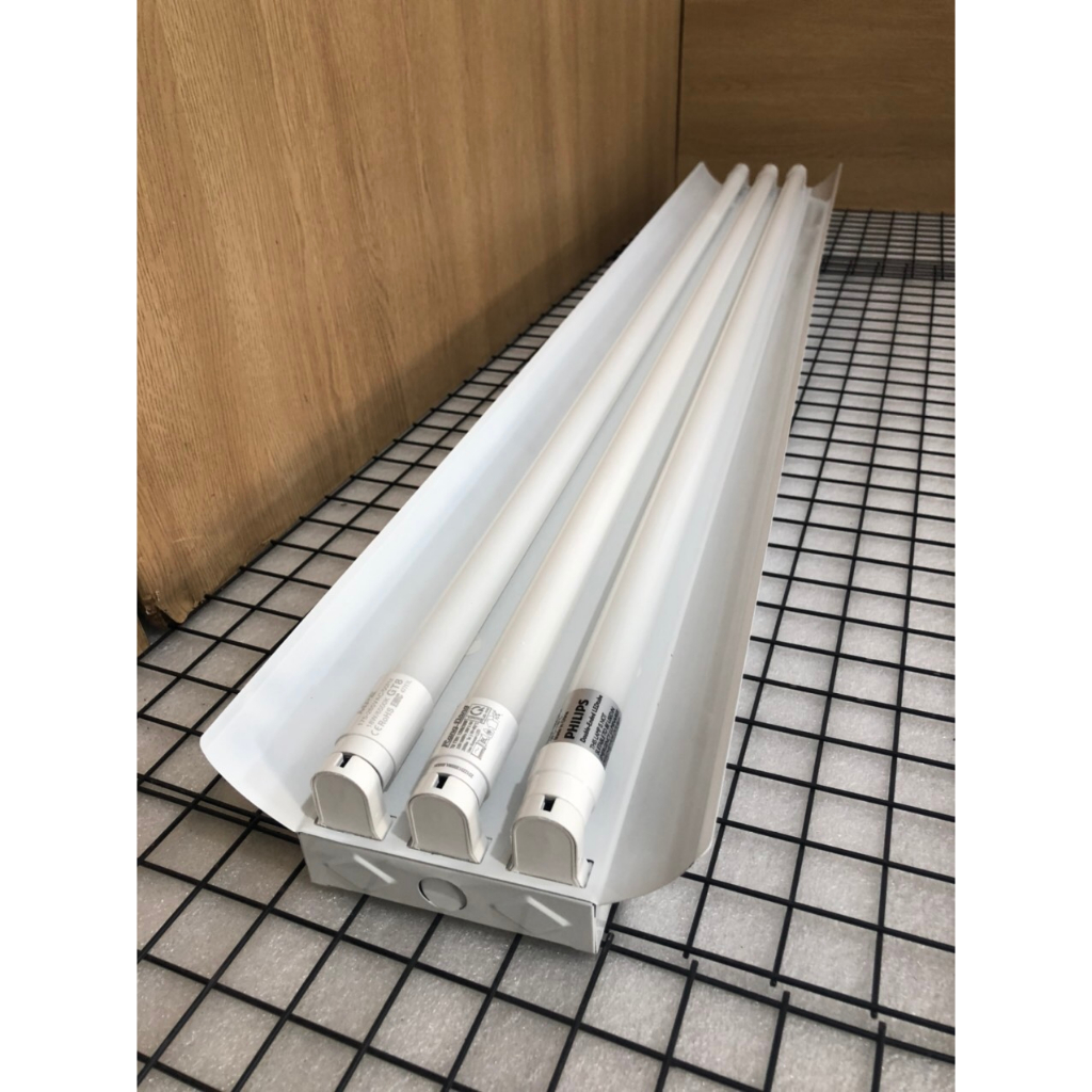 Máng đèn led 1.2m ba bóng LED T8 - Máng Đèn LED Chóa Ba 1.2m LS-C3-120