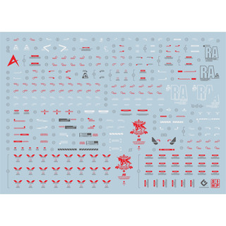 Đề can - Decal nước cho mô hình lắp ráp MG Nu ver.Ka