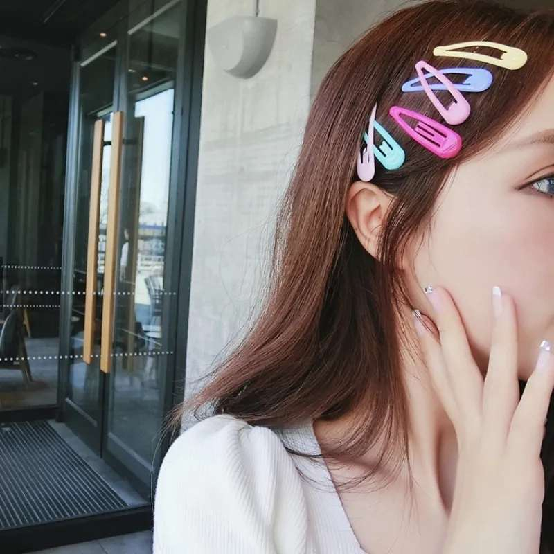 1 Kẹp Tóc Mái Cho Bạn Gái Bé Gái Cute Dễ Thương Màu Ngẫu Nhiên