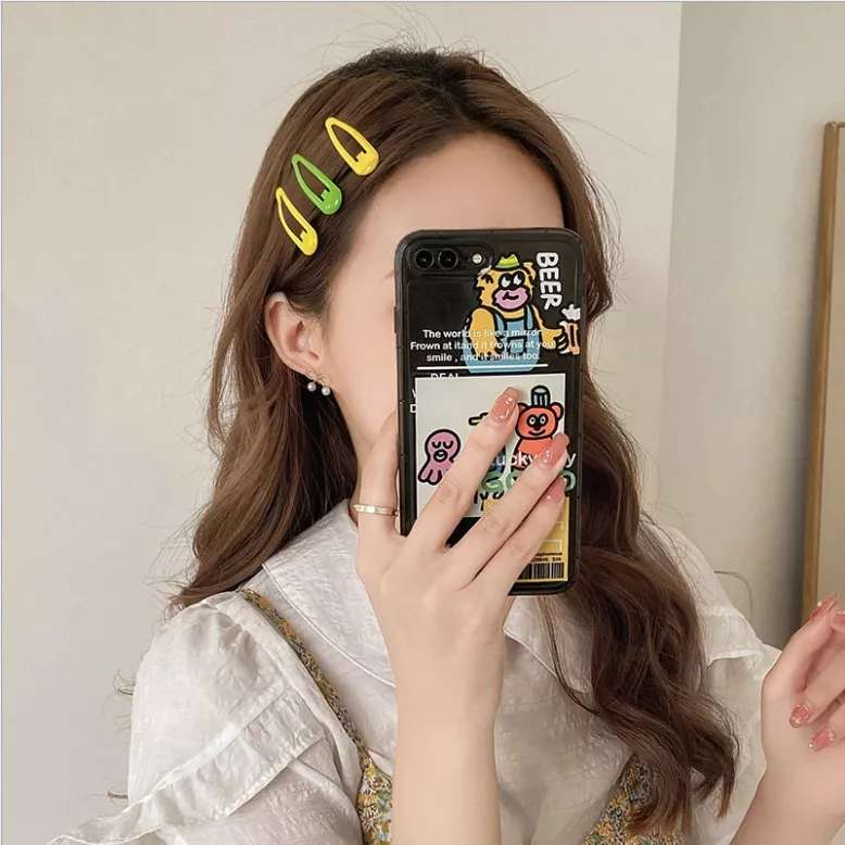 1 Kẹp Tóc Mái Cho Bạn Gái Bé Gái Cute Dễ Thương Màu Ngẫu Nhiên