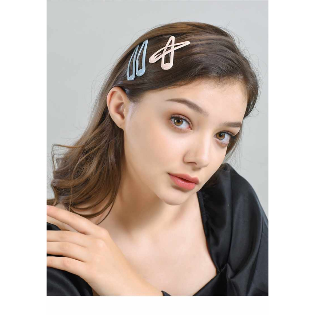 1 Kẹp Tóc Mái Cho Bạn Gái Bé Gái Cute Dễ Thương Màu Ngẫu Nhiên