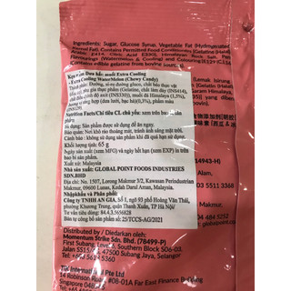 Kẹo Mềm Dưa Hấu Muối Extra Cooling (gói 65g)
