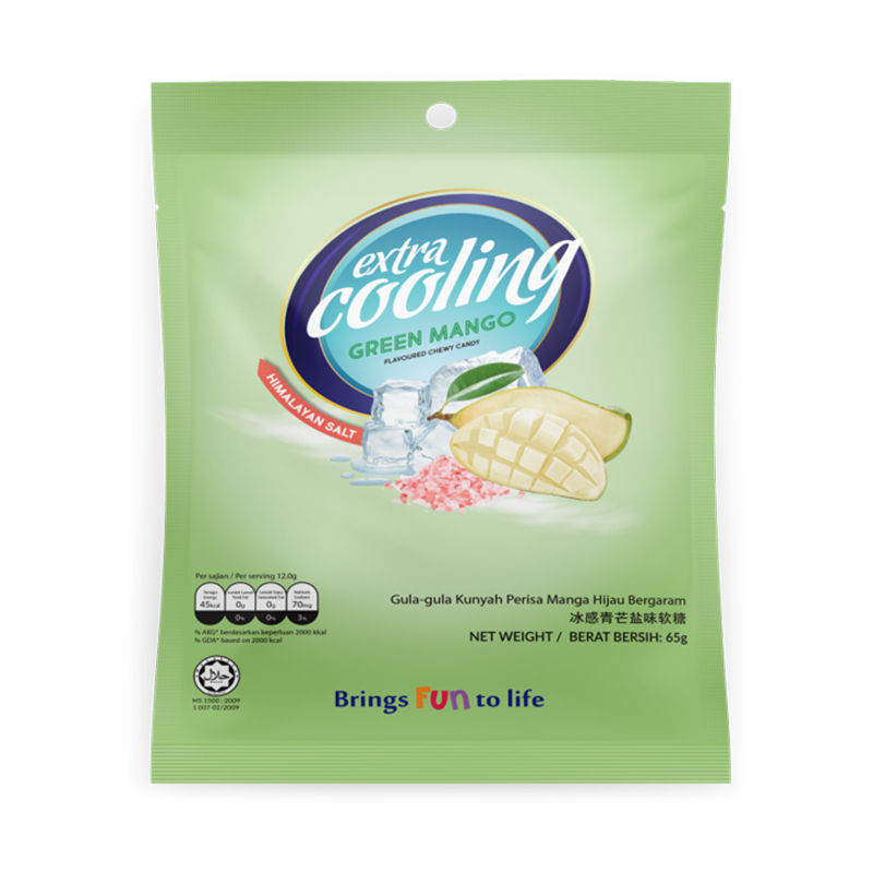 Kẹo Mềm Xoài Muối Extra Cooling (gói 65g)