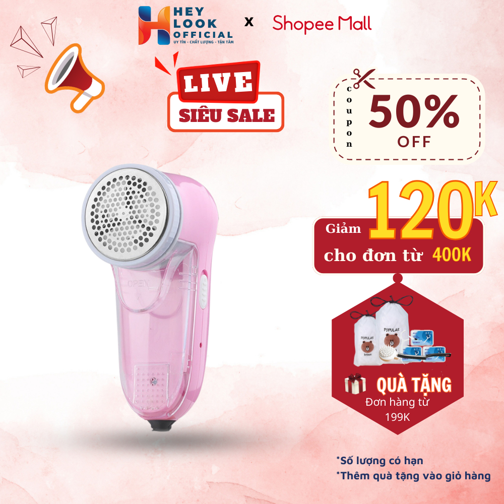 Máy Cắt Lông Xù Quần Áo Đa Năng SK920 Dùng Điện Cắt Siêu Bén Siêu Bền Tiện Lợi_HeyLook_SK920