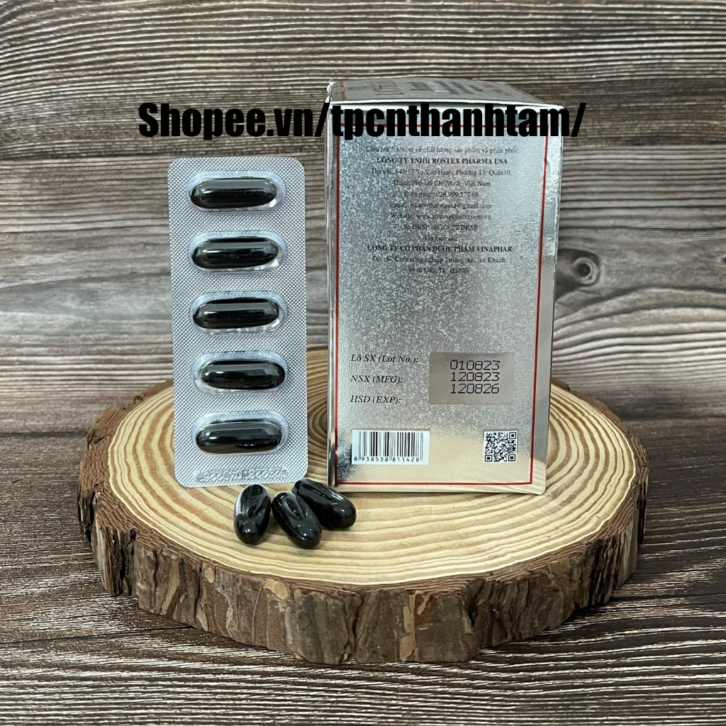 Viên mọc tóc L Cystine HD bổ sung biotin, sữa ong chúa, vitamin e giảm rụng tóc, chắc móng, đẹp da - Hộp 60 viên