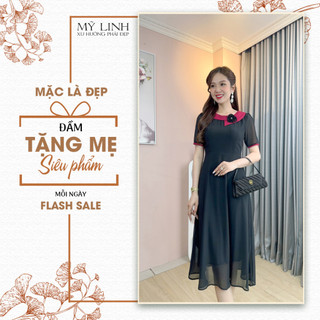 Đầm Nữ [ Linh Linh ] (HT LT736) Cao Cấp Dáng Dài Sang Trọng Quý Phái Cực Xinh Bigsize Cho Các Cô Đi Tiệc