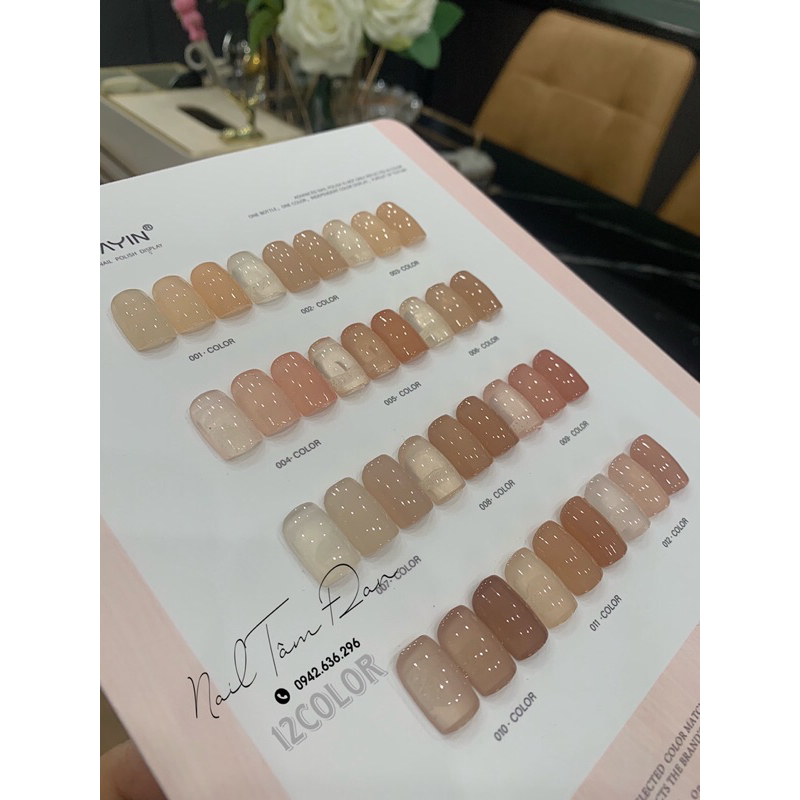 Sét thạch 12 màu Minayin